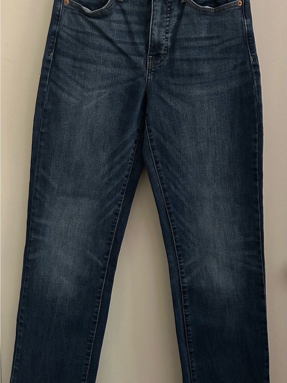 Lucky Brand Women's Straight Leg Jeans - Dark Blue Wash